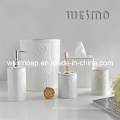 Ensemble de bain en porcelaine florale (WBC0595B)